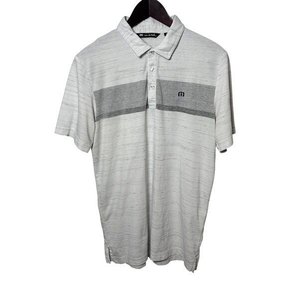 TravisMathew There are Rules Mens Medium Short Sleeve Golf Polo - Picture 1 of 8